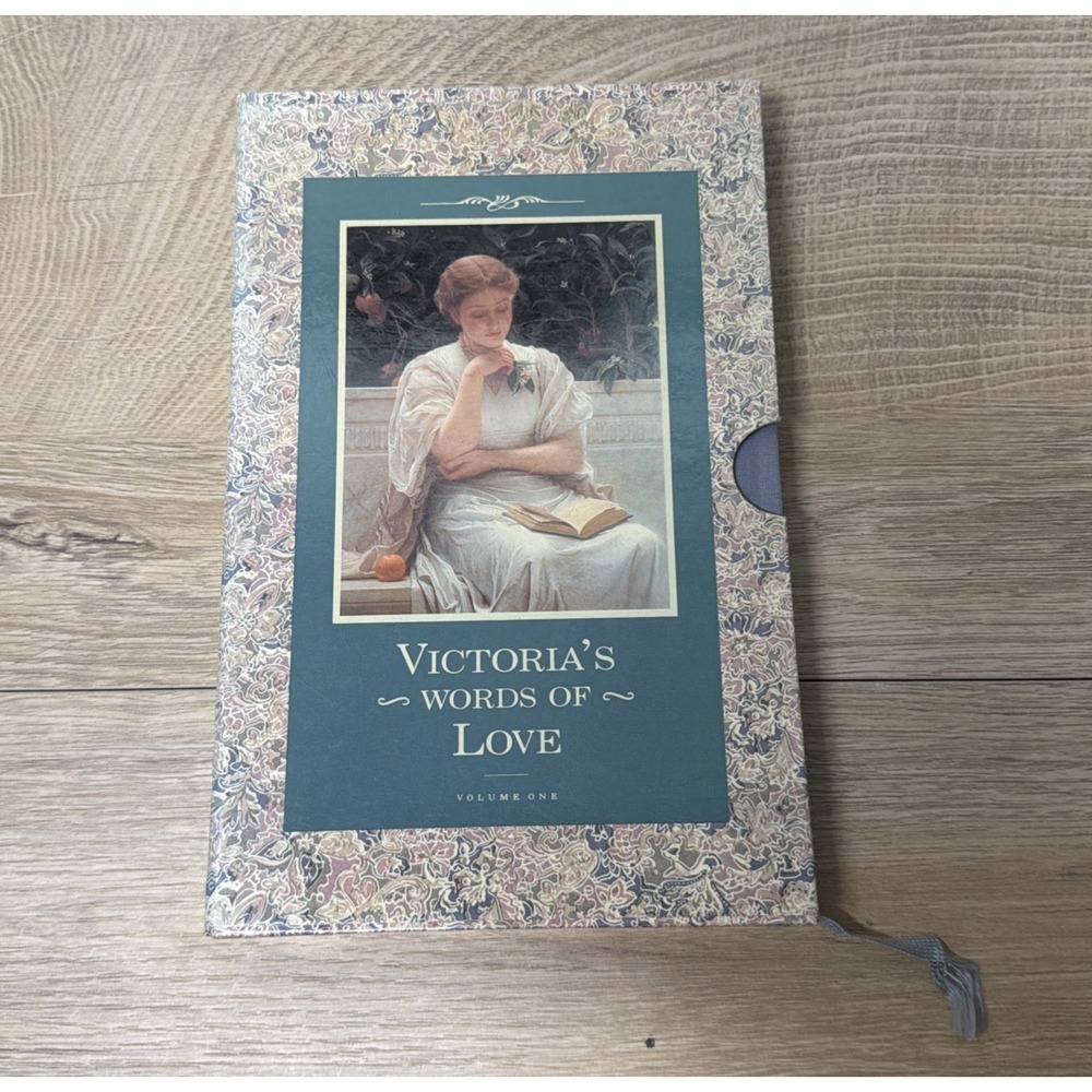 Victoria's Words of Love Hardcover with Sleeve Romantic Quotes Book